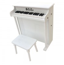Schoenhut Traditional Deluxe Spinet Toy Piano 37 Key White